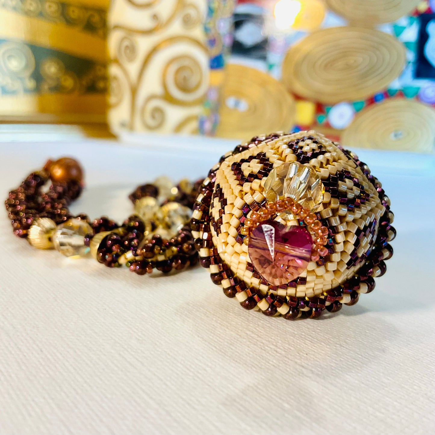 Collana artigianale fatta a mano perline Miyuki