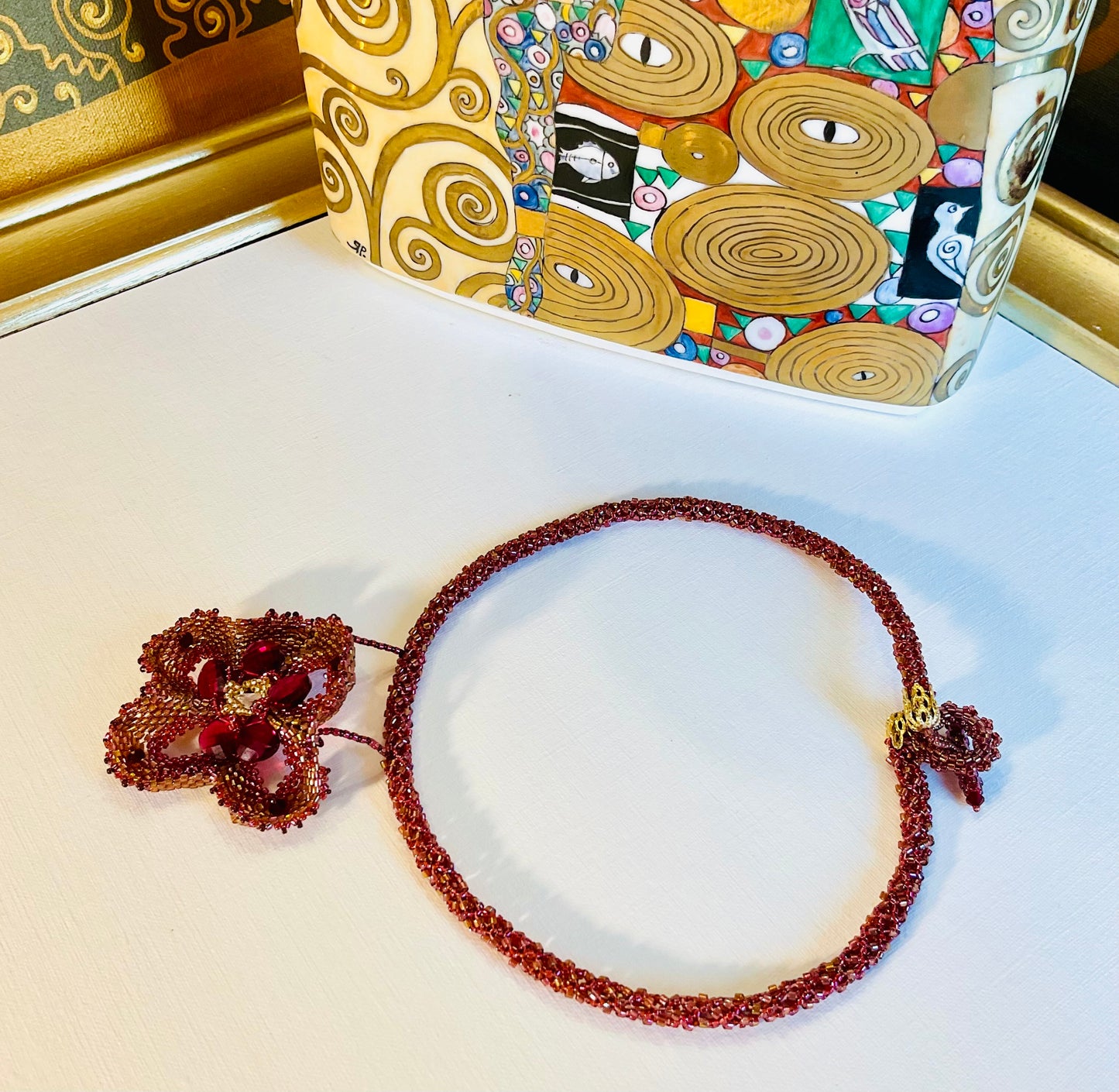 Collana artigianale fatta a mano perline Miyuki