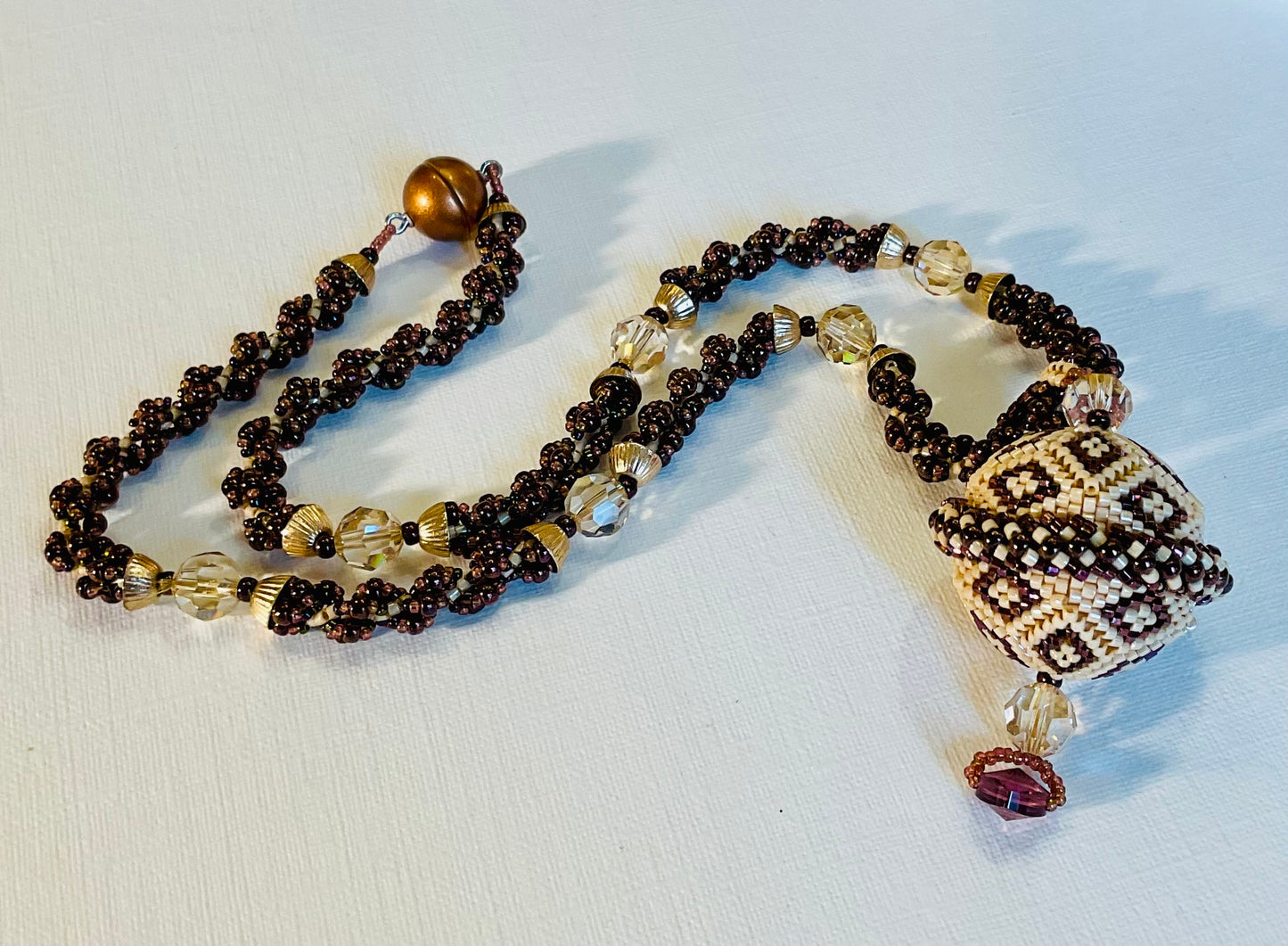 Collana artigianale fatta a mano perline Miyuki