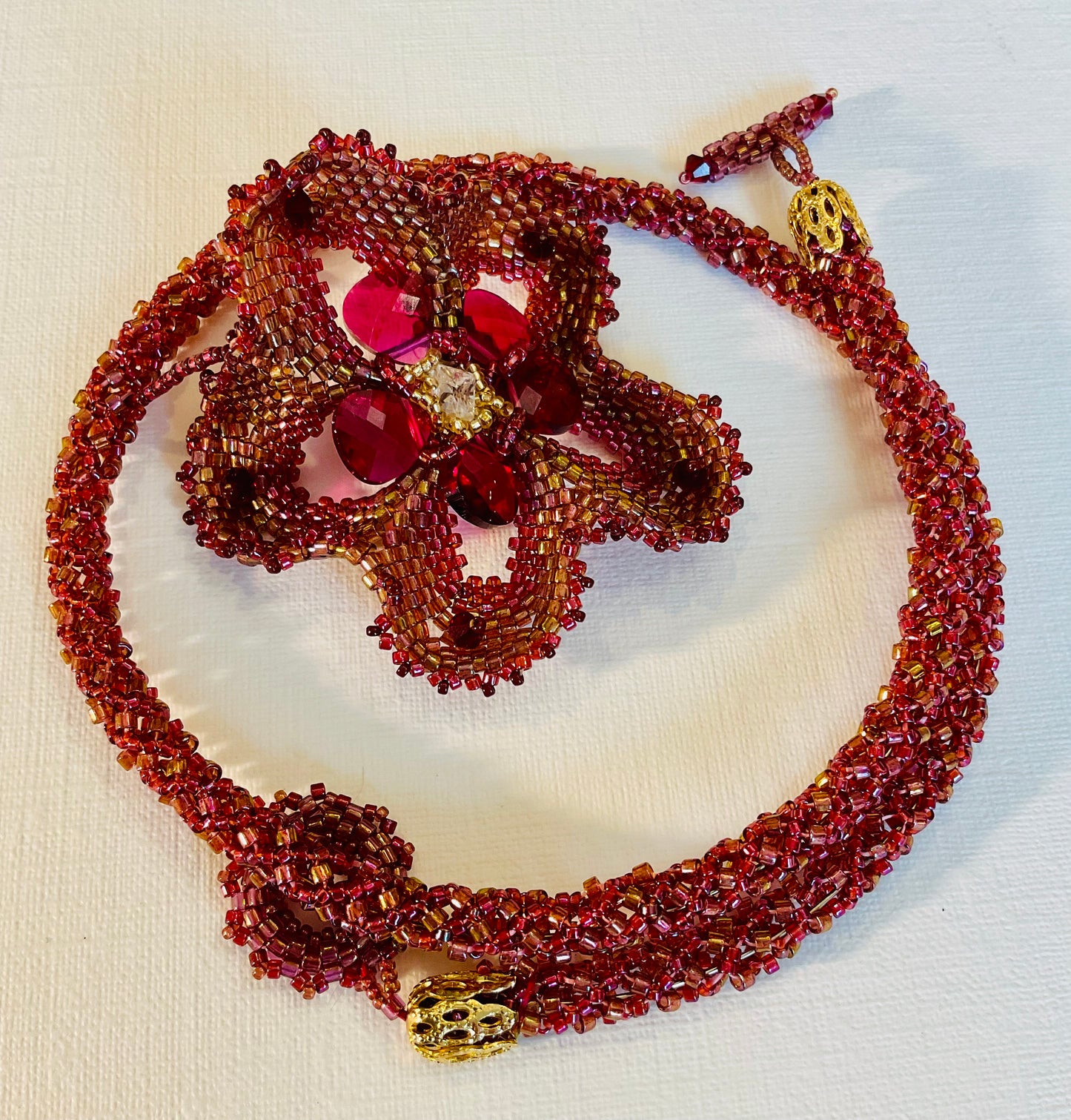 Collana artigianale fatta a mano perline Miyuki