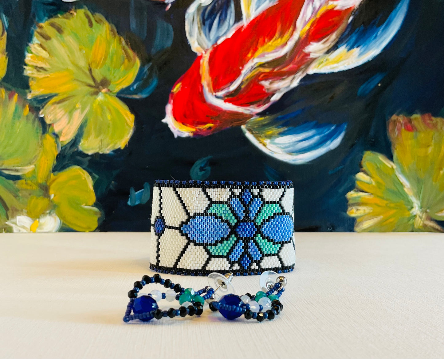 Bracciale con orecchini