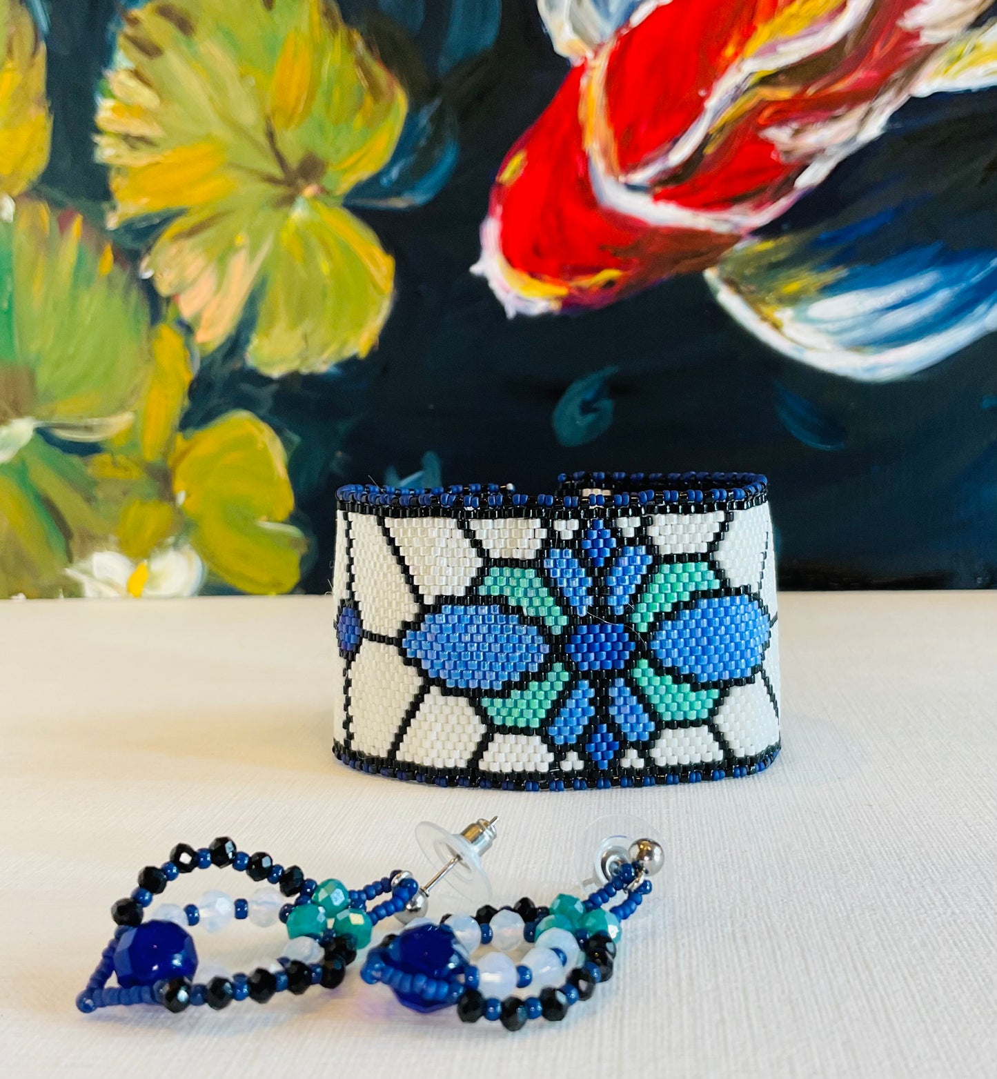 Bracciale con orecchini