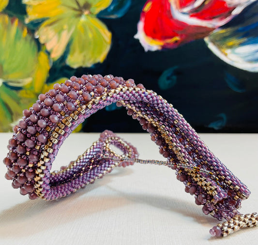 Bracciale fatto a mano con perline in vetro Miyuki 