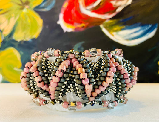 Bracciale fatto a mano con perline in vetro Miyuki 